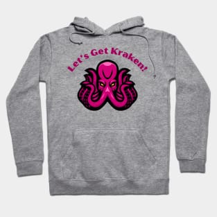 Kraken Tee "Let's Get Kraken" - Cool Maritime Beast T-Shirt, Ideal for Beach Outings and Sea Myth Fans, Great Gift for Ocean Lovers Hoodie